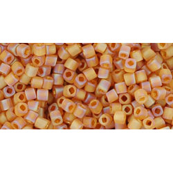 TOHO Cube 1,5mm Transparent-Rainbow-Frosted Dk Topaz 250gr - TC-01-162CF