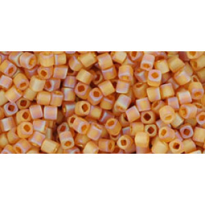 TOHO Cube 1,5mm Transparent-Rainbow-Frosted Dk Topaz 250gr - TC-01-162CF