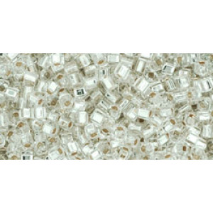 TOHO Cube 1,5mm Silver-Lined Crystal 250gr - TC-01-21