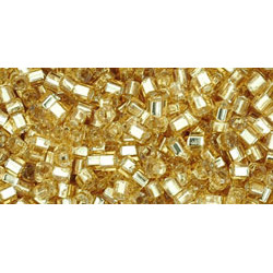 TOHO Cube 1,5mm Silver-Lined Lt Topaz 250gr - TC-01-22