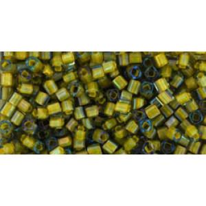 TOHO Cube 1,5mm Inside-Color Luster Black Diamond/Opaque Yellow-Lined 250gr - TC-01-246