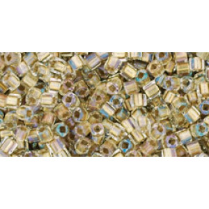 TOHO Cube 1,5mm Inside-Color Crystal/Gold-Lined 250gr - TC-01-262