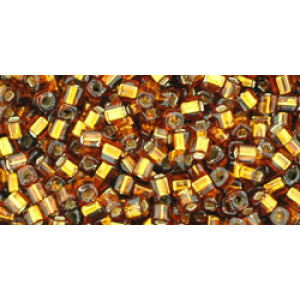 TOHO Cube 1,5mm Silver-Lined Smoky Topaz 250gr - TC-01-34