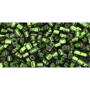 TOHO Cube 1,5mm Silver-Lined Olivine 250gr - TC-01-37
