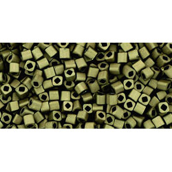 TOHO Cube 1,5mm Matte-Color Dk Olive 250gr - TC-01-617