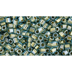TOHO Cube 1,5mm Gold-Lined Aqua 250gr - TC-01-990