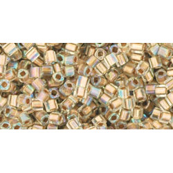 TOHO Cube 1,5mm Gold-Lined Rainbow Crystal 250gr - TC-01-994