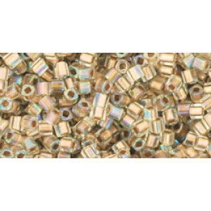 TOHO Cube 1,5mm Gold-Lined Rainbow Crystal 250gr - TC-01-994