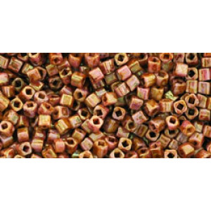 TOHO Cube 1,5mm HYBRID Luster - Opaque Rose/Gold Topaz 100gr - TC-01-Y184