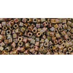 TOHO Cube 1,5mm HYBRID Luster - Opaque Gold/Smoky Topaz 100gr - TC-01-Y185
