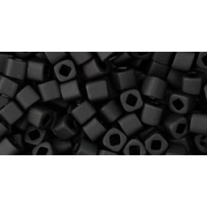 TOHO Cube 3mm Opaque-Frosted Jet 250gr - TC-03-49F