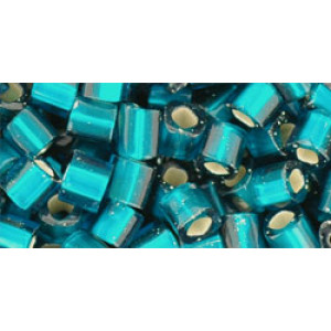 TOHO Cube 4mm Silver-Lined Frosted Teal 250gr - TC-04-27BDF