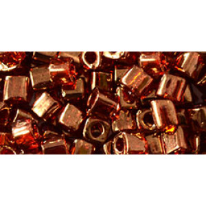 TOHO Cube 4mm Gold-Lustered African Sunset 250gr - TC-04-329