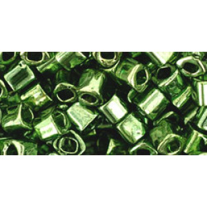 TOHO Cube 4mm Gold-Lustered Fern 250gr - TC-04-333