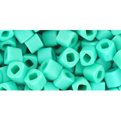 TOHO Cube 4mm Opaque-Frosted Turquoise 250gr - TC-04-55F