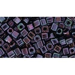 TOHO Cube 4mm Metallic Amethyst Gun Metal 250gr - TC-04-90
