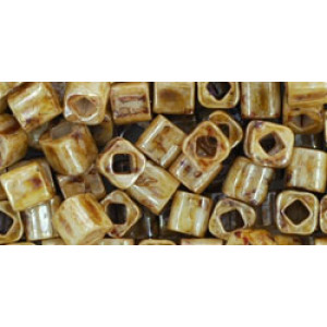 TOHO Cube 4mm HYBRID Opaque Luster - Picasso 100gr - TC-04-Y181