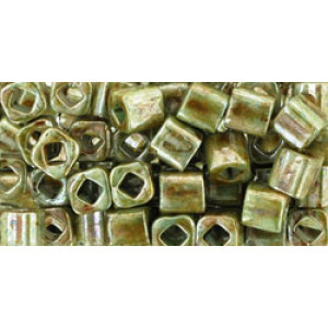 TOHO Cube 4mm HYBRID Ultra Luster - Opaque Green 100gr - TC-04-Y183