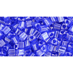 TOHO Triangle 8/0 Transparent-Lustered Sapphire 250gr - TG-08-117