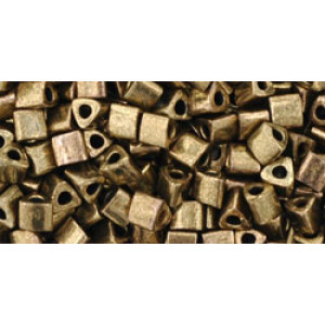TOHO Triangle 8/0 Bronze Antique Gold 250gr - TG-08-225