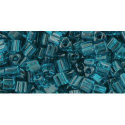 TOHO Triangle 8/0 Transparent Capri Blue 250gr - TG-08-7BD