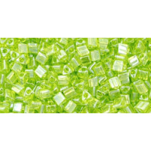 TOHO Triangle 11/0 Transparent-Lustered Lime Green 250gr - TG-11-105
