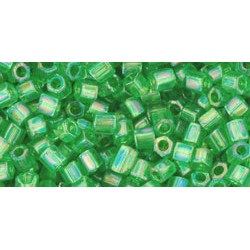 TOHO Hexagon 8/0 Transparent-Rainbow Peridot 250gr - TH-08-167 TOHO Hexagon 8/0 Transparent-Rainbow Peridot 250gr - TH-08-167
