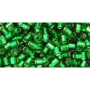 TOHO Hexagon 8/0 Silver-Lined Grass Green 250gr - TH-08-27B