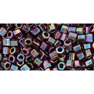TOHO Hexagon 8/0 Opaque-Rainbow Oxblood 250gr - TH-08-406