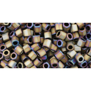 TOHO Hexagon 8/0 Matte-Color Iris - Brown 250gr - TH-08-614