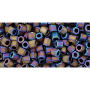 TOHO Hexagon 8/0 Matte-Color Iris - Purple 250gr - TH-08-615