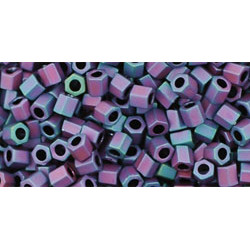 TOHO Hexagon 8/0 Matte-Color Iris - Blue 250gr - TH-08-705 TOHO Hexagon 8/0 Matte-Color Iris - Blue 250gr - TH-08-705