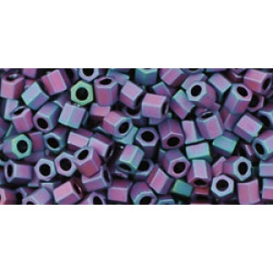TOHO Hexagon 8/0 Matte-Color Iris - Blue 250gr - TH-08-705