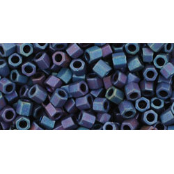TOHO Hexagon 8/0 Frosted Metallic Nebula 250gr - TH-08-82F TOHO Hexagon 8/0 Frosted Metallic Nebula 250gr - TH-08-82F