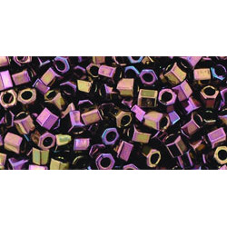 TOHO Hexagon 8/0 Metallic Iris - Purple 250gr - TH-08-85 TOHO Hexagon 8/0 Metallic Iris - Purple 250gr - TH-08-85