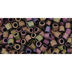 TOHO Hexagon 8/0 Frosted Metallic Iris - Purple 250gr - TH-08-85F