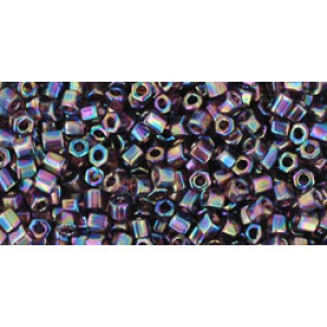 TOHO Hexagon 11/0 Transparent-Rainbow Smoky Topaz 250gr - TH-11-177