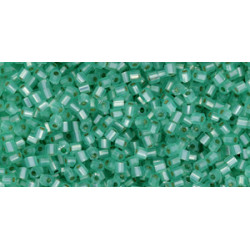 TOHO Hexagon 11/0 Silver-Lined Milky Lt Peridot 250gr - TH-11-2118