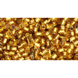 TOHO Hexagon 11/0 Silver-Lined Topaz 250gr - TH-11-22C