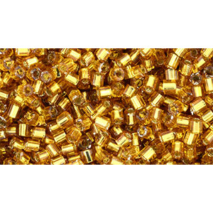 TOHO Hexagon 11/0 Silver-Lined Topaz 250gr - TH-11-22C