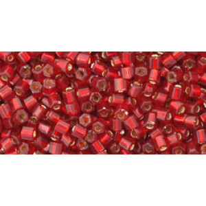 TOHO Hexagon 11/0 Silver-Lined Ruby 250gr - TH-11-25C