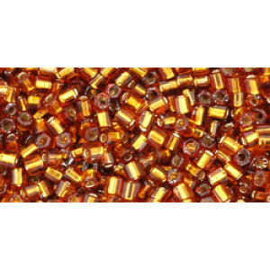 TOHO Hexagon 11/0 Silver-Lined Smoky Topaz 250gr - TH-11-34