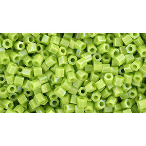 TOHO Hexagon 11/0 Opaque-Rainbow Sour Apple 250gr - TH-11-404