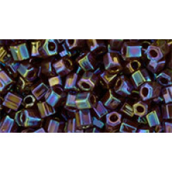 TOHO Hexagon 11/0 Opaque-Rainbow Oxblood 250gr - TH-11-406