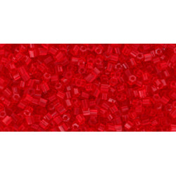 TOHO Hexagon 11/0 Transparent Siam Ruby 250gr - TH-11-5B TOHO Hexagon 11/0 Transparent Siam Ruby 250gr - TH-11-5B