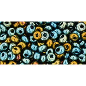 TOHO Magatama 3mm Galvanized Blue Gold 250gr - TM-03-721