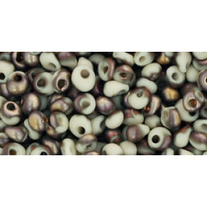 TOHO Magatama 3mm HYBRID Apollo - Frosted Lt Beige 250gr - TM-03-Y856F