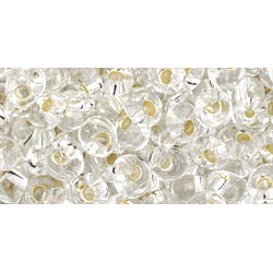 TOHO Magatama 4mm Silver-Lined Crystal 250gr - TM-04-21 TOHO Magatama 4mm Silver-Lined Crystal 250gr - TM-04-21