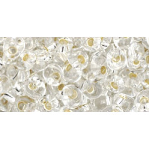 TOHO Magatama 4mm Silver-Lined Crystal 250gr - TM-04-21