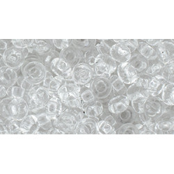 TOHO Demi Round 6/0 Transparent Crystal 100gr - TN-06-1 TOHO Demi Round 6/0 Transparent Crystal 100gr - TN-06-1